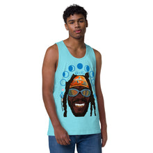 Load image into Gallery viewer, Brooksey  coachella 24 sun up and down Men’s premium tank top