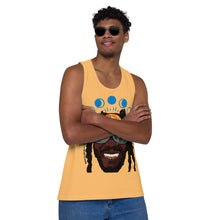 Load image into Gallery viewer, Brooksey  coachella 24 sun up and down Men’s premium tank top
