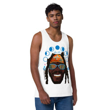 Load image into Gallery viewer, Brooksey  coachella 24 sun up and down Men’s premium tank top