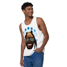 Load image into Gallery viewer, Brooksey  coachella 24 sun up and down Men’s premium tank top